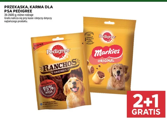Przysmaki dla psa Pedigree Ranchos Originals Wołowina promocja w Stokrotka