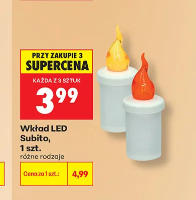 Wkład LED Subito promocja w Biedronka