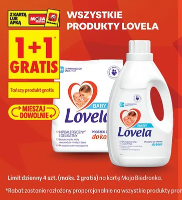Mleczko do prania Lovela Baby promocja w Biedronka