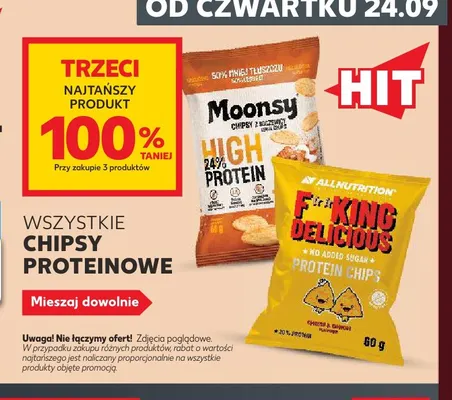 Chipsy proteinowe F**king Delicious Allnutrition promocja w Kaufland