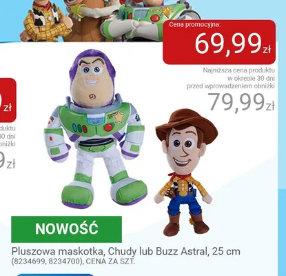 Pluszowa maskotka Chudy 25cm promocja w Smyk