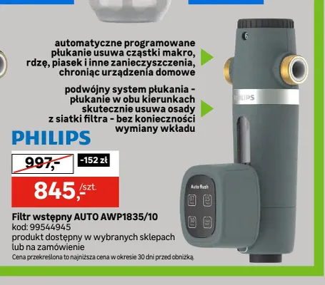 Filtr wstępny Philips Auto AWP1835/10 promocja w Leroy Merlin