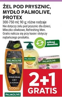 Żel pod prysznic, mydło Palmolive, Protex promocja w Stokrotka