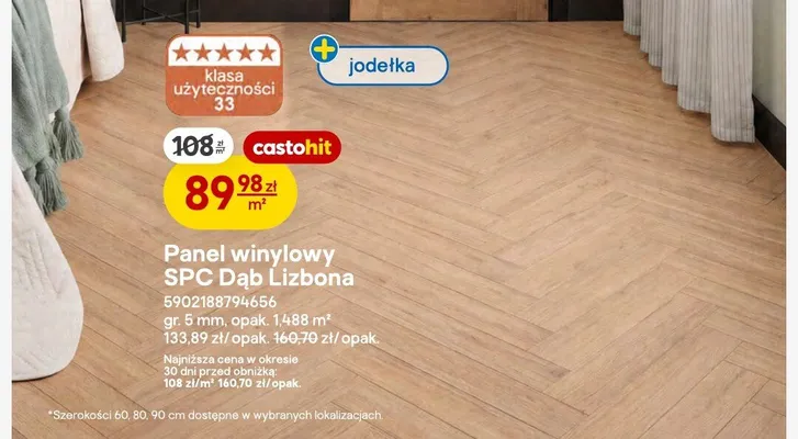 Panel winylowy SPC Dąb Lizbona promocja w Castorama