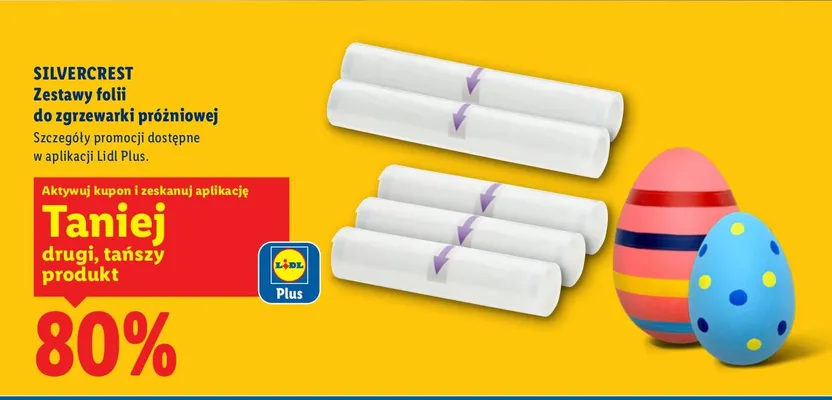 Zestawy folii do zgrzewarki próżniowej DRUGI -80% promocja w Lidl