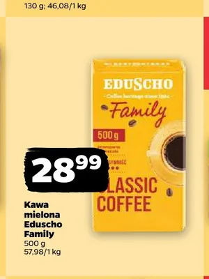 Kawa mielona Eduscho Family promocja w Netto