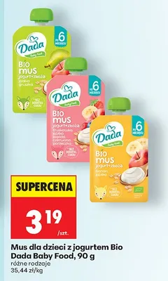 Bio mus jogurt, różne rodzaje promocja w Biedronka