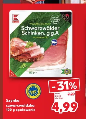Szynka szwarcwaldzka K-Classic promocja w Kaufland