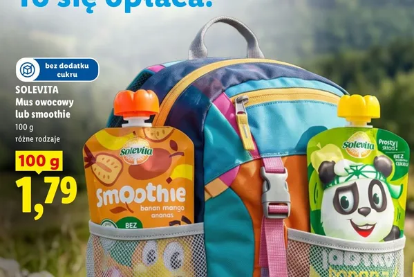 Smoothie banan mango ananas Solevita promocja w Lidl