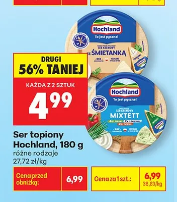 Ser topiony Hochland promocja w Biedronka