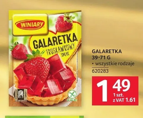 Galaretka Winiary promocja w Selgros