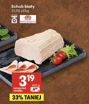 Schab biały promocja w Delikatesy Centrum