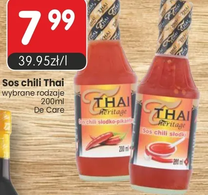 Sos chili Thai De Care promocja w Market Point