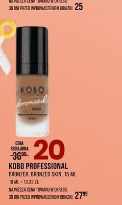 Bronzer KOBO PROFESSIONAL Bronzed Skin promocja w Drogerie Natura