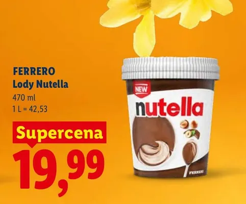 Lody Nutella promocja w Lidl