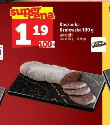 Kaszanka Królewska Wierzejki promocja w TOPAZ
