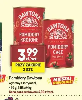 Pomidory krojone Dawtona promocja w Avita