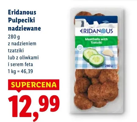 Pulpeciki nadziewane Eridanous promocja w Lidl