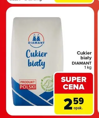 Cukier biały Diamant promocja w Carrefour Market