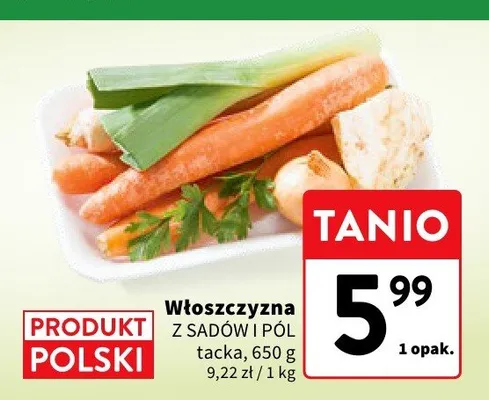 Włoszczyzna Z Sadów I Pól tacka promocja w Intermarche