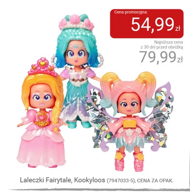 Laleczki Fairytale Kookyloos promocja w Smyk