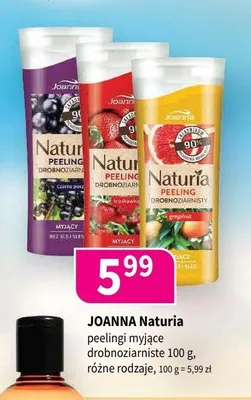 Peeling myjący drobnoziarnisty Joanna Naturia Grejpfrut promocja w Drogerie Polskie