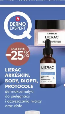 Dermokosmetyki do pielęgnacji i oczyszczania twarzy oraz ciała Arkéskin, Body, Diopti, Protocole Lierac promocja w Super-Pharm