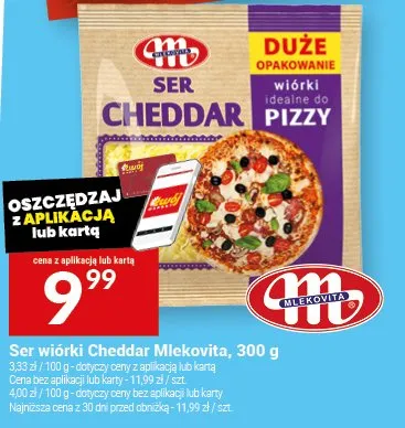 Ser wiórki cheddar promocja w Twój Market