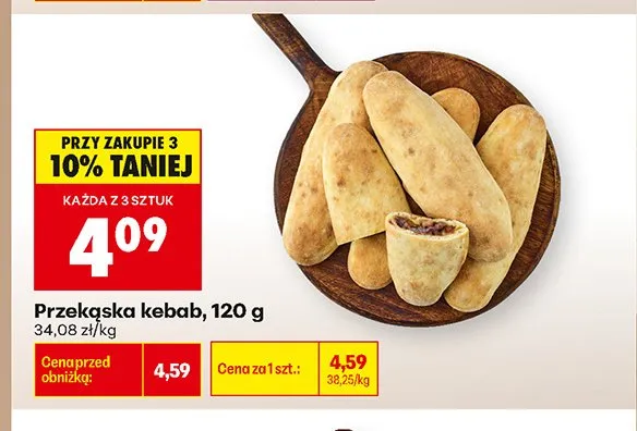 Przekąska kebab promocja w Biedronka