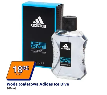 Woda toaletowa Adidas Ice Dive promocja w Action