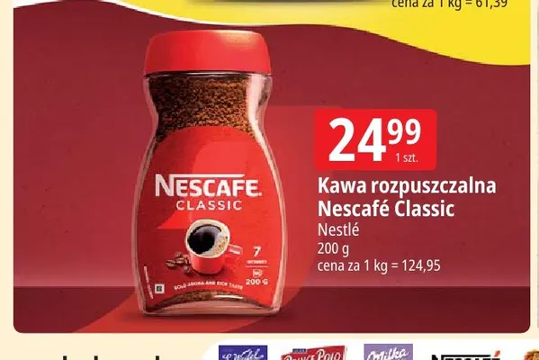 Kawa rozpuszczalna Nescafé Classic promocja w Leclerc