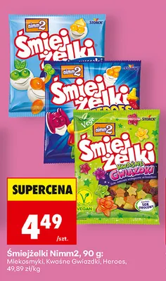 Śmiejżelki Nimm2 Mlekosmyki promocja w Biedronka