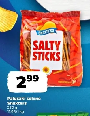 Paluszki solone Snaxters promocja w Netto