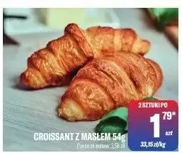 Croissant z masłem promocja w Tomi Markt