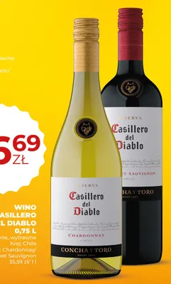 Wino czerwone wytrawne Casillero del Diablo Cabernet Sauvignon promocja w Duży Ben