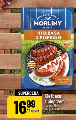 Kiełbasa z pieprzem Morliny promocja w POLOmarket