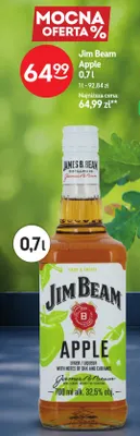 Likier Jim Beam Apple promocja w Żabka