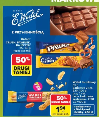 Baton E.Wedel Bajeczny promocja w Carrefour