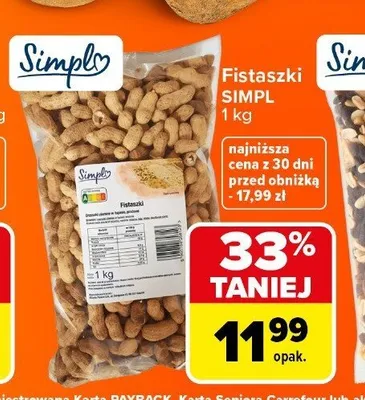 Fistaszki Simpl promocja w Carrefour