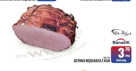 Szynka wędzarza z kija Nik-Pol promocja w Tomi Markt