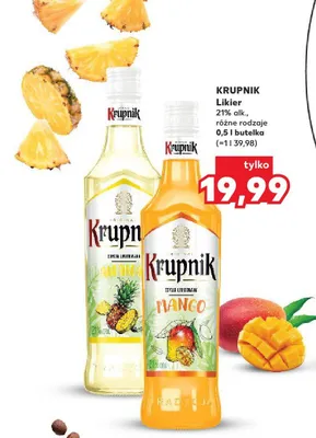 Likier Krupnik Mango promocja w Kaufland