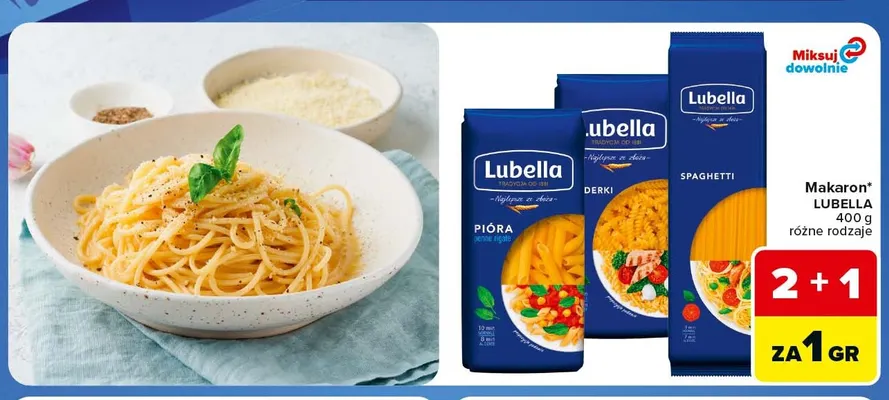 Makaron Lubella promocja w Carrefour Market