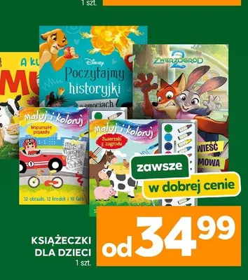 Książeczki dla dzieci promocja w Stokrotka