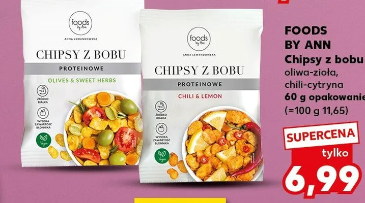 Chipsy z bobu FOODS BY ANN promocja w Kaufland