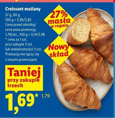 Croissant maślany promocja w Lidl