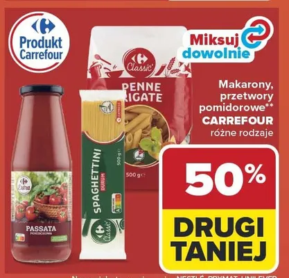 Przetwory pomidorowe Carrefour Classic promocja w Carrefour