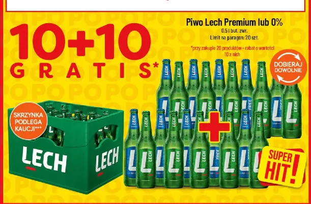 Piwo Lech Premium promocja w POLOmarket