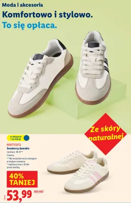 Sneakersy damskie promocja w Lidl