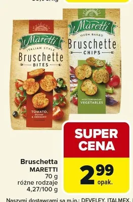Bruschetta MARETTI promocja w Carrefour