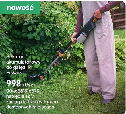 Sekator akumulatorowy do gałęzi M promocja w Castorama